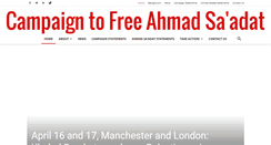 Desktop Screenshot of freeahmadsaadat.org