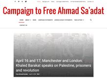 Tablet Screenshot of freeahmadsaadat.org